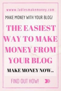 Make Money From Your Blog