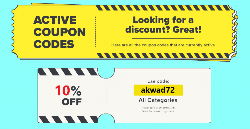 Use coupon codes 