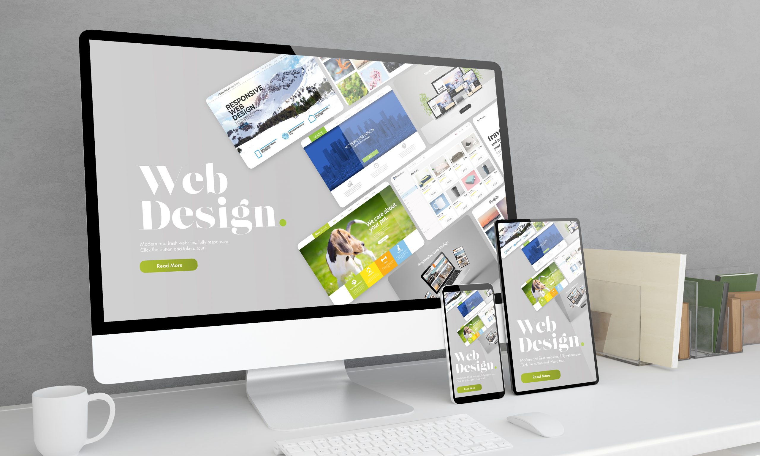 A well-designed web page can be the difference between the sales you make. A well-designed web page