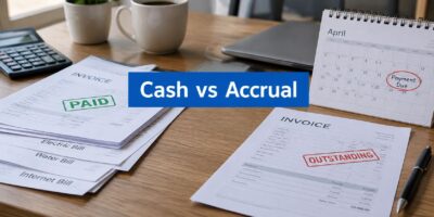 accrual method vs cash method accounting comparison