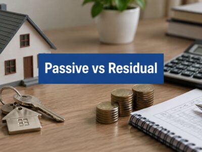 Passive Income vs Residual Income: How They Differ passive income vs residual income financial planning